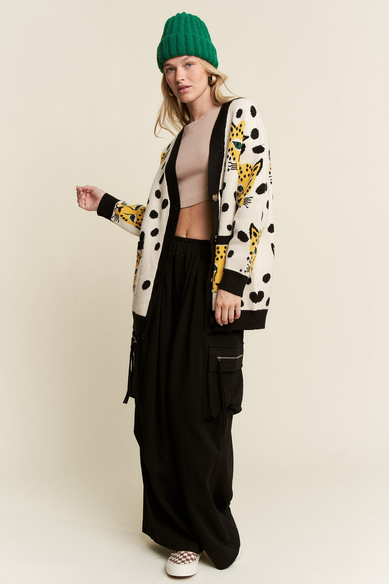 Cheetahlicious Cardigan