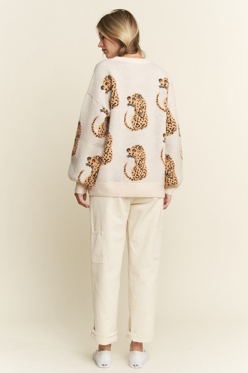 Cheetah Sweater