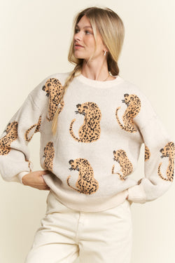 Cheetah Sweater
