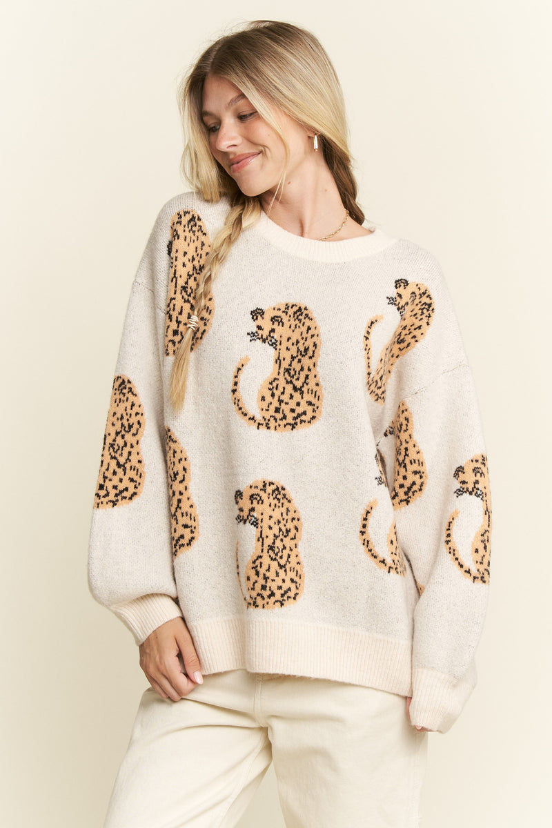 Cheetah Sweater