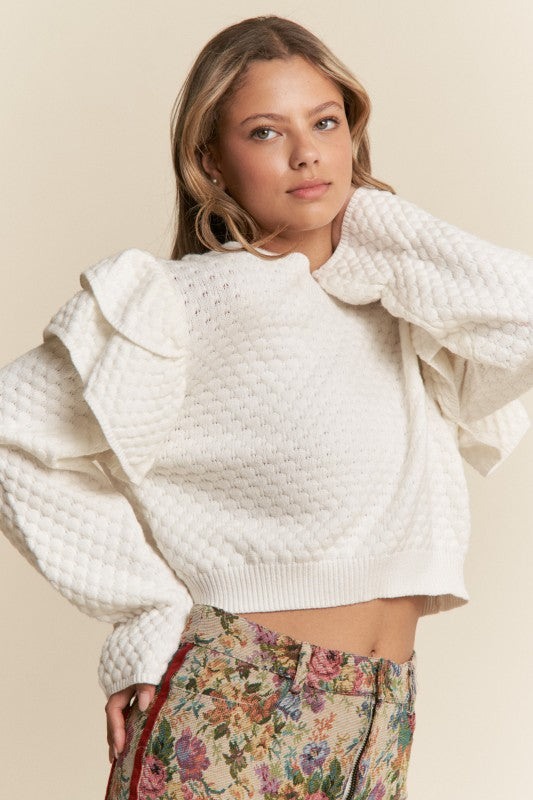All-day Ruffle sweater