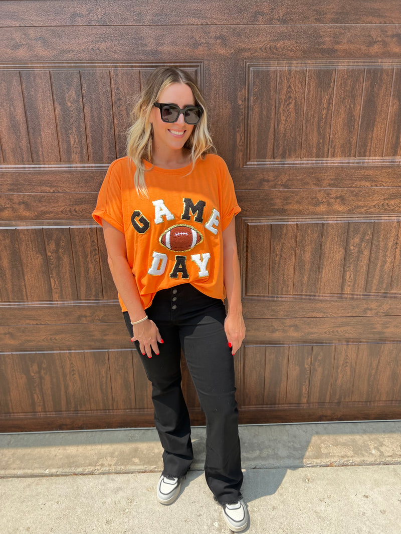 XL Orange Game Day T-Shirt