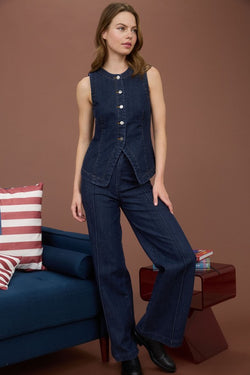 Harper High Waist Wide-Leg Jeans