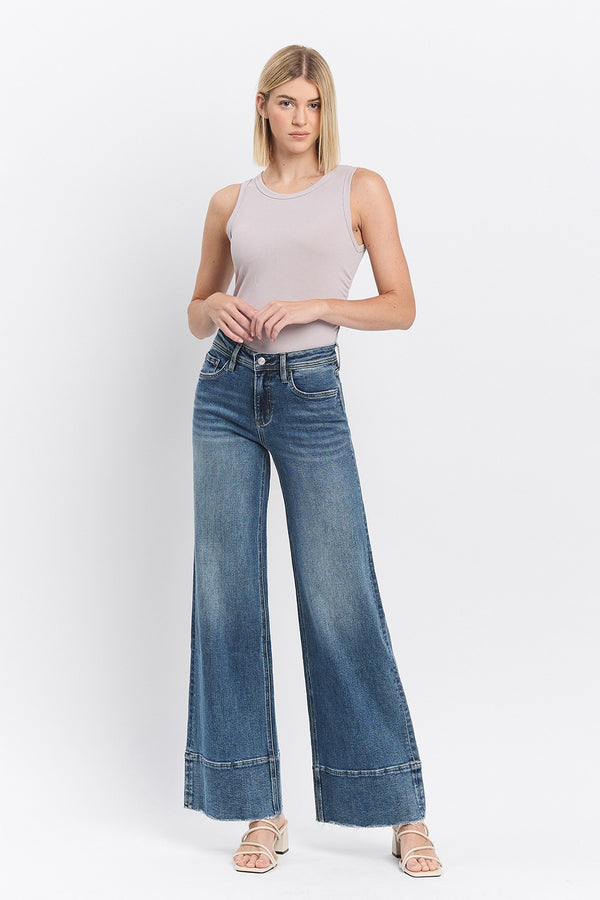 Abby's A-Line Wide-Leg Jeans