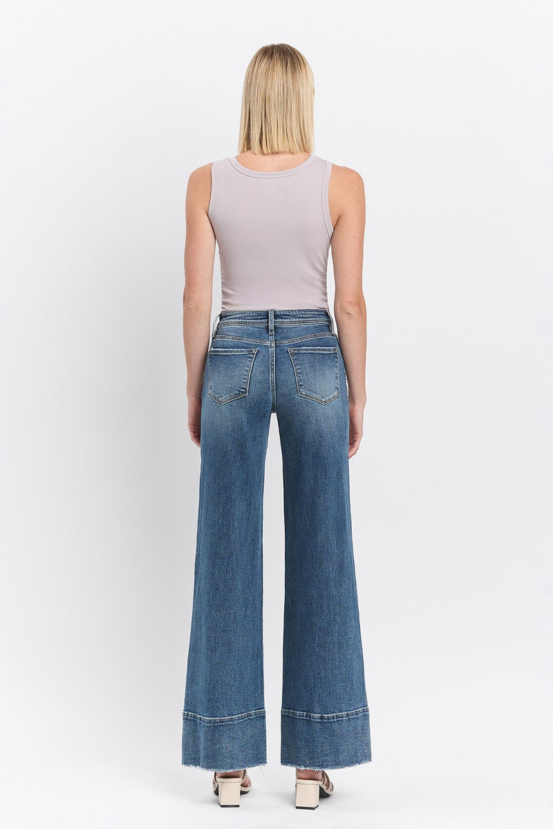 Abby's A-Line Wide-Leg Jeans
