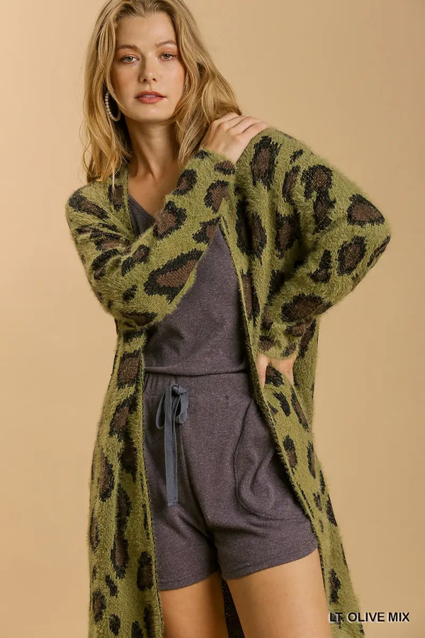Cozy Animal Cardigan
