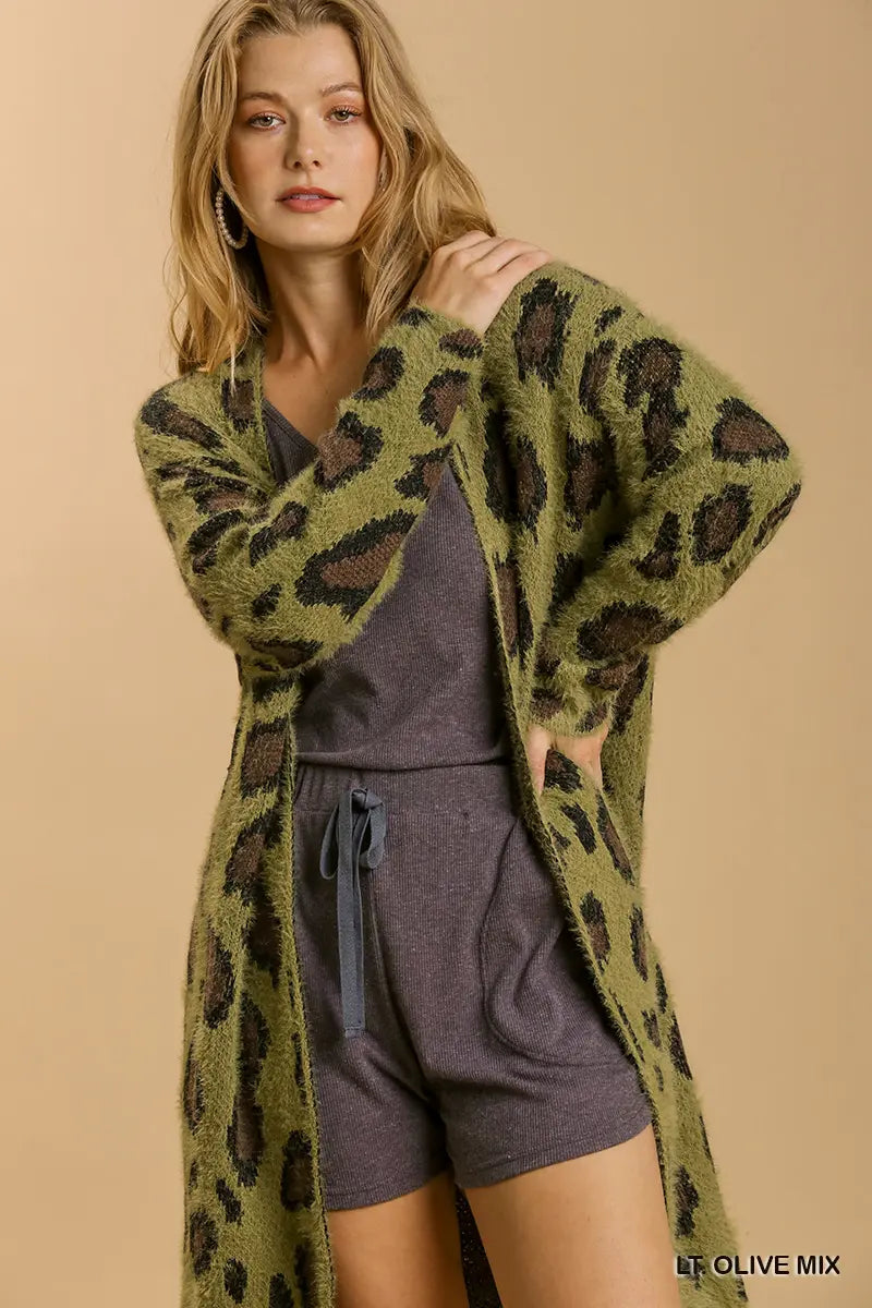 Cozy Animal Cardigan
