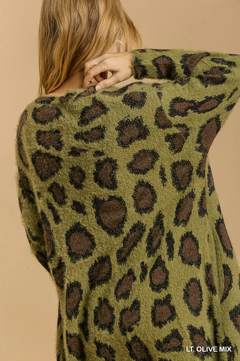 Cozy Animal Cardigan