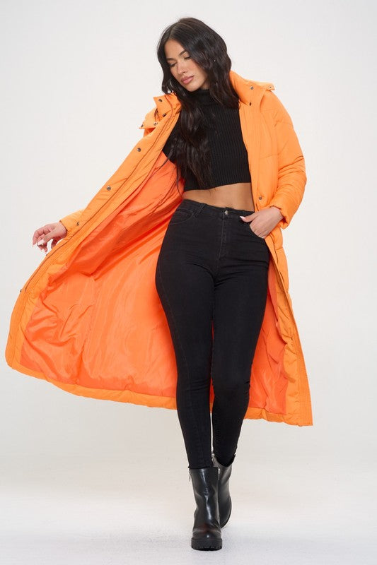 Tangerine Dream Maxi Vegan Puffer
