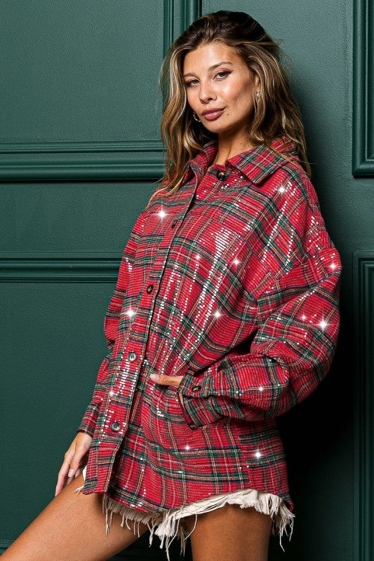 Sequin Vintage Christmas Shirt