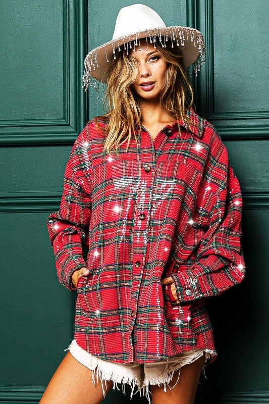 Sequin Vintage Christmas Shirt