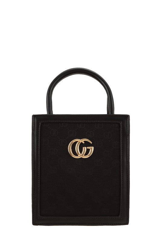 Square Top Hand Bag