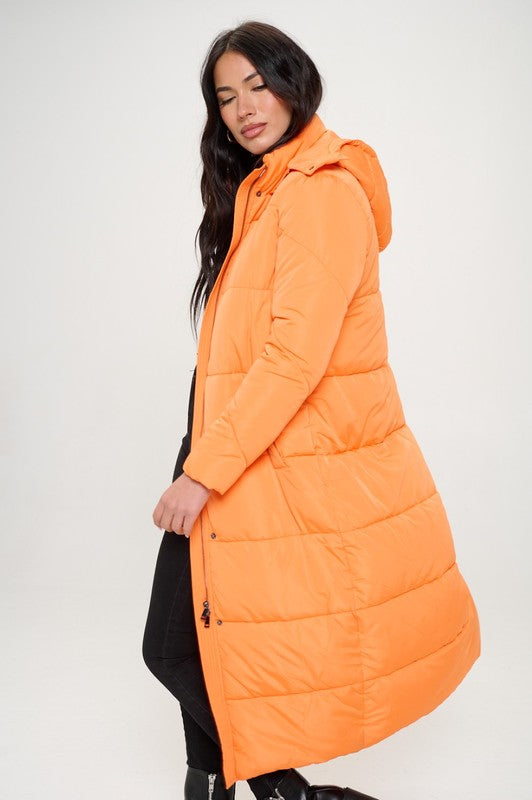 Tangerine Dream Maxi Vegan Puffer