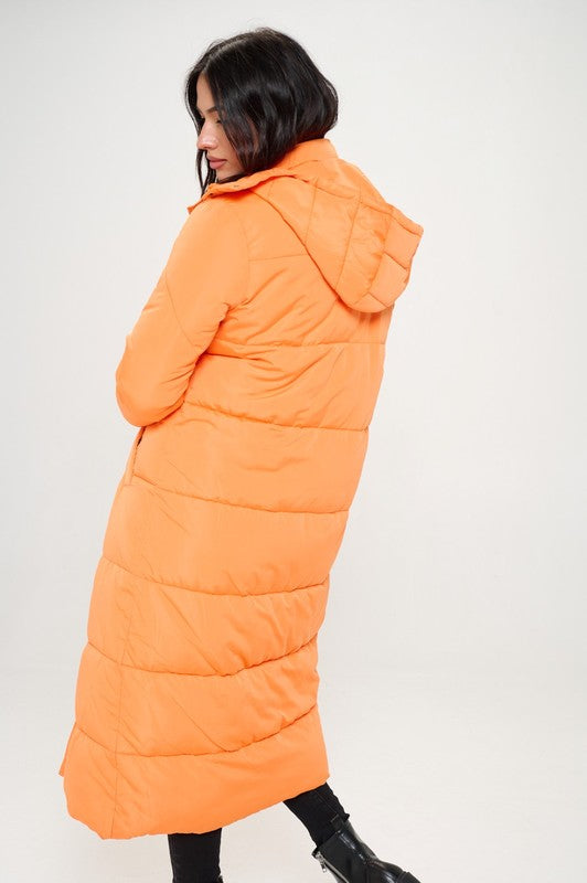 Tangerine Dream Maxi Vegan Puffer
