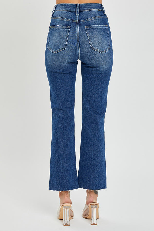 RISEN- High Rise Button Down Jeans