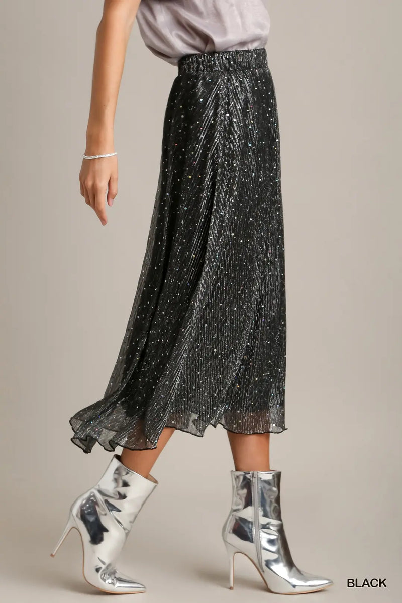 Glimmer Midi Skirt