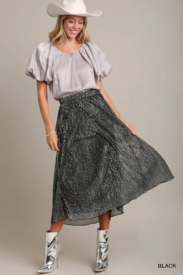 Glimmer Midi Skirt