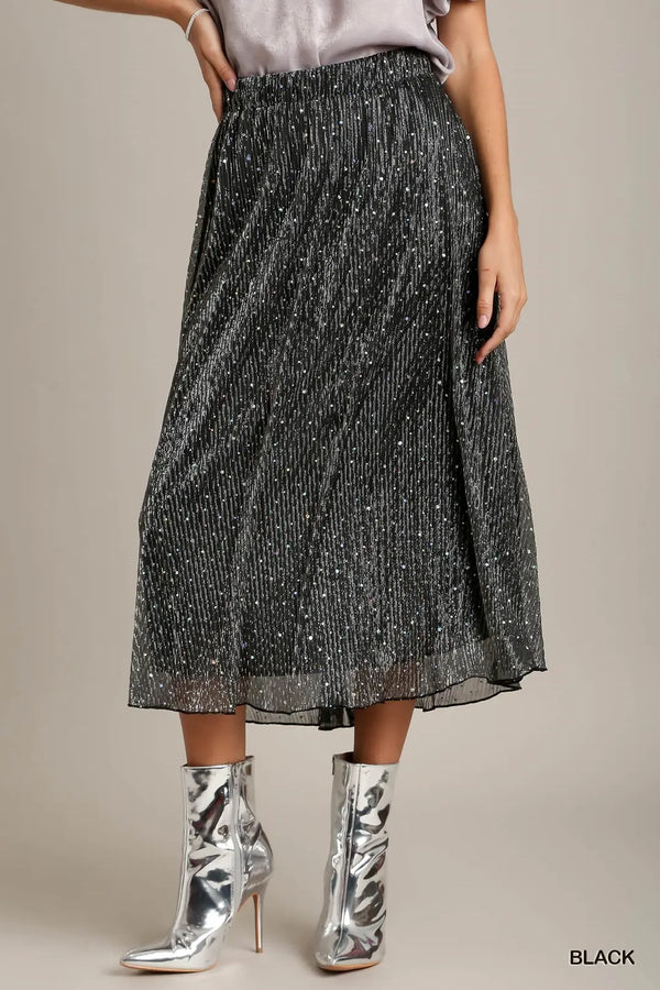 Glimmer Midi Skirt