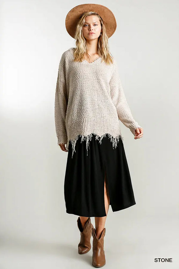 Freya's Sweater-Stone